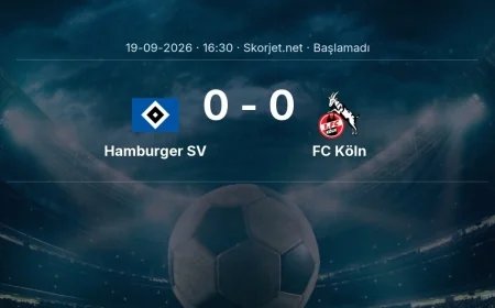 Bundesliga: Hamburger SV - FC Köln kadro ve maç öncesi