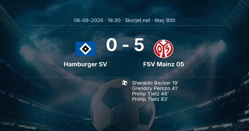 Hamburger SV 0-5 FSV Mainz 05 - maç özeti | Bundesliga
