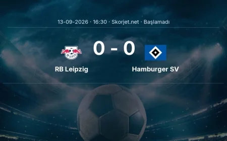 RB Leipzig - Hamburger SV maçı ne zaman, saat kaçta? | Bundesliga