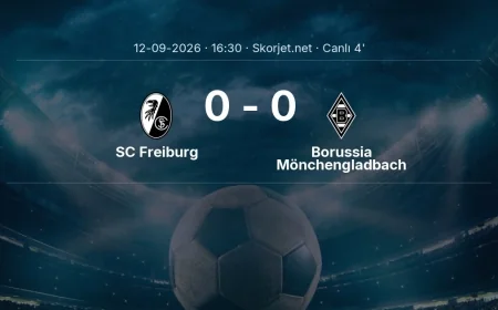 MAÇ BAŞLADI | SC Freiburg - Borussia Mönchengladbach