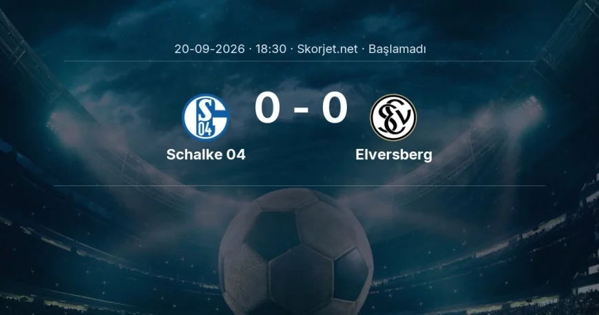 Schalke 04 - Elversberg maçı ne zaman, saat kaçta? | Bundesliga