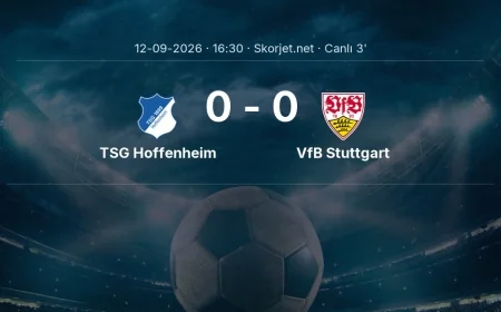 TSG Hoffenheim - VfB Stuttgart maçı başladı | Bundesliga