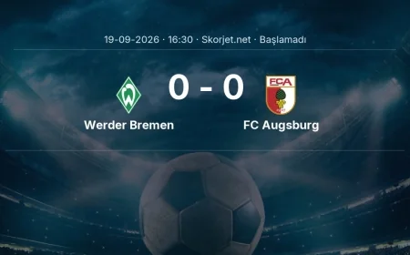 Werder Bremen - FC Augsburg muhtemel ilk 11'ler | Bundesliga