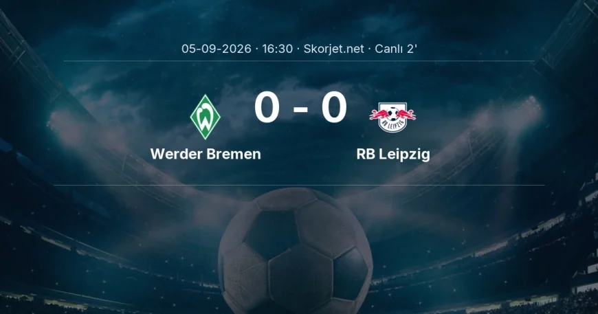 MAÇ BAŞLADI | Werder Bremen - RB Leipzig