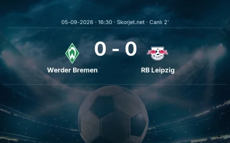 MAÇ BAŞLADI | Werder Bremen - RB Leipzig
