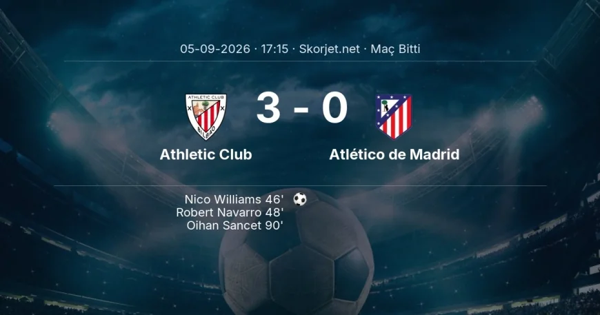 Athletic Club 3-0 Atlético de Madrid - maç özeti | La Liga