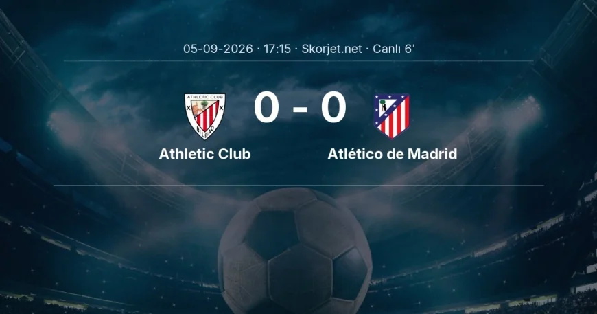 Athletic Club - Atlético de Madrid maçı başladı | La Liga