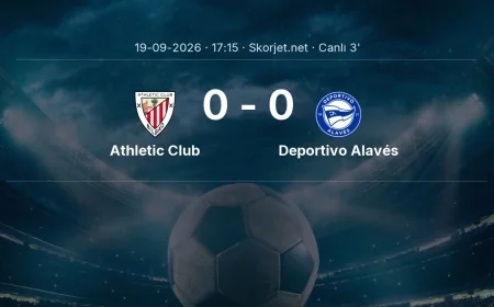 La Liga: Athletic Club - Deportivo Alavés maçı başladı