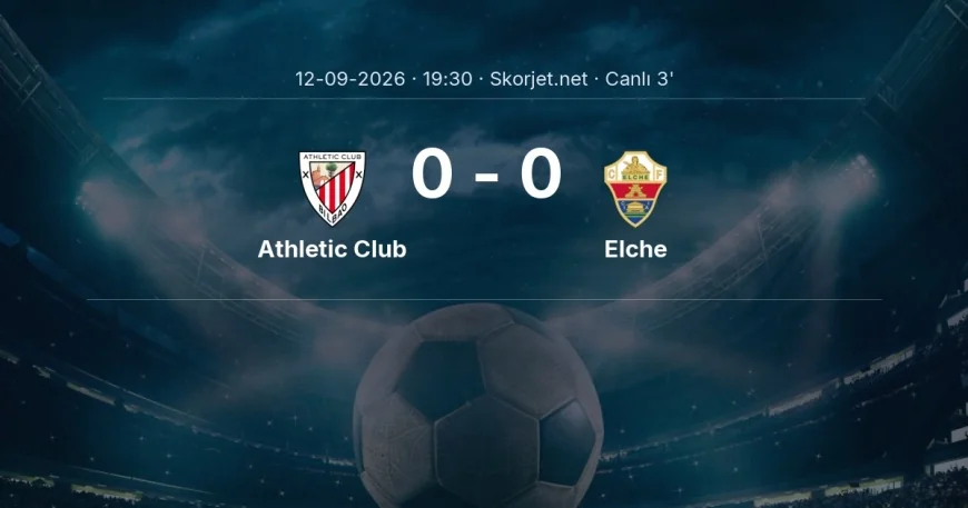 Athletic Club - Elche maçı başladı | La Liga