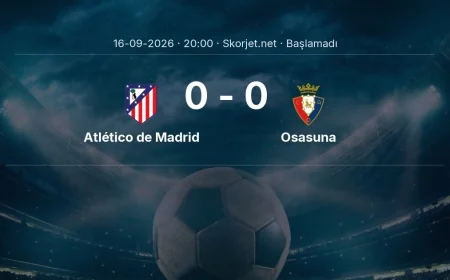 Atlético de Madrid - Osasuna maçı ne zaman, saat kaçta? | La Liga