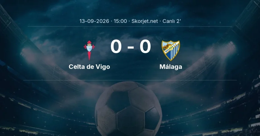 MAÇ BAŞLADI | Celta de Vigo - Málaga