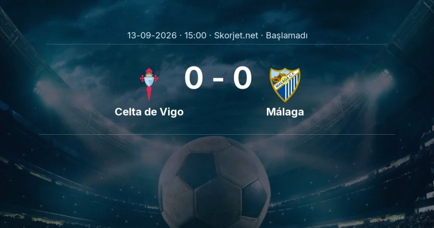 Celta de Vigo - Málaga muhtemel ilk 11'ler | La Liga