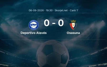 La Liga: Deportivo Alavés - Osasuna maçı başladı