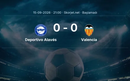 Deportivo Alavés - Valencia muhtemel ilk 11'ler | La Liga