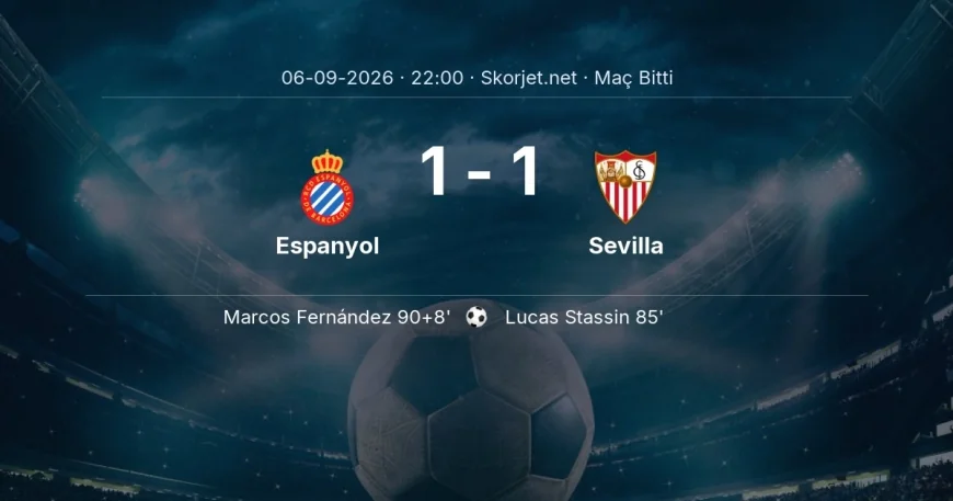 Espanyol 1-1 Sevilla - maç özeti | La Liga