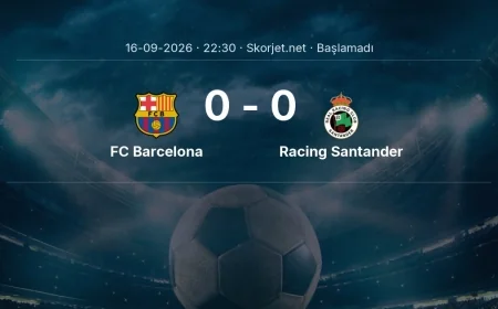 La Liga: FC Barcelona - Racing Santander kadro ve maç öncesi
