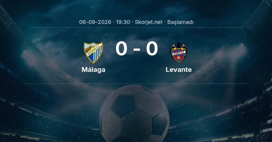 Málaga - Levante maçı ne zaman, saat kaçta? | La Liga