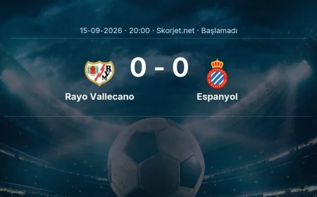 La Liga: Rayo Vallecano - Espanyol maç bilgileri