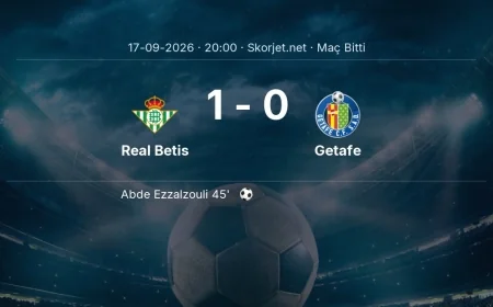 Real Betis 1-0 Getafe - maç özeti | La Liga