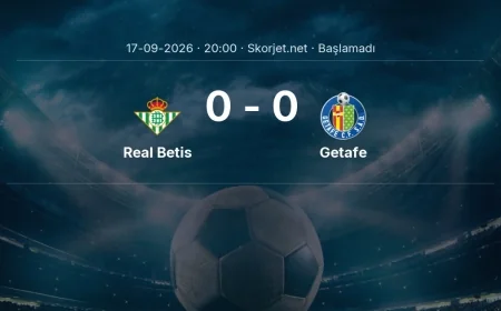 La Liga: Real Betis - Getafe kadro ve maç öncesi