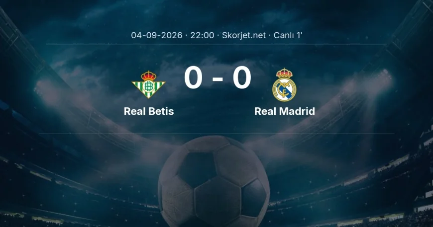 MAÇ BAŞLADI | Real Betis - Real Madrid