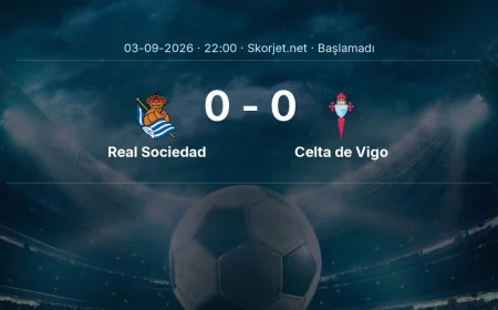 Real Sociedad - Celta de Vigo muhtemel ilk 11'ler | La Liga