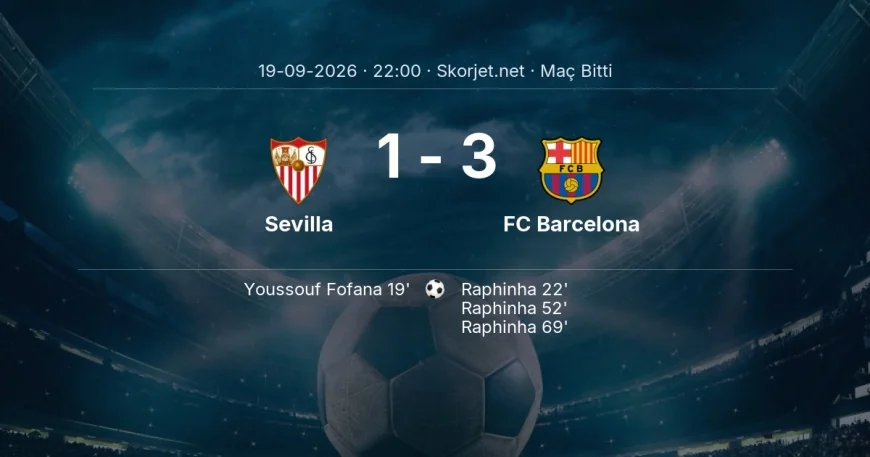 Sevilla 1-3 FC Barcelona - maç özeti | La Liga