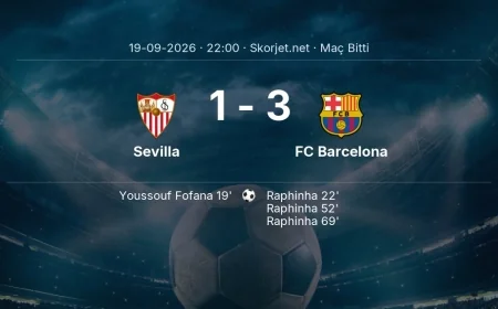 Sevilla 1-3 FC Barcelona - maç özeti | La Liga