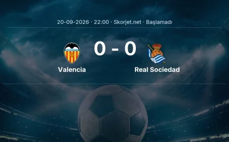 Valencia - Real Sociedad muhtemel ilk 11'ler | La Liga