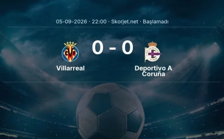 Villarreal - Deportivo A Coruña maçı ne zaman, saat kaçta? | La Liga
