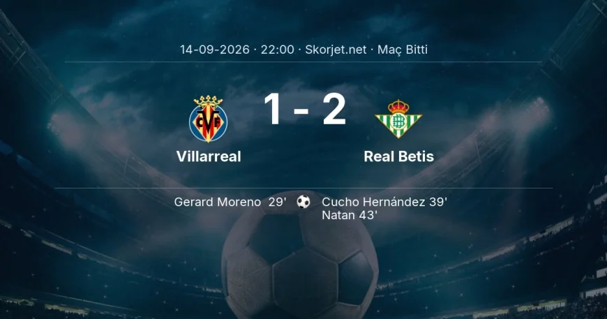 Villarreal 1-2 Real Betis - maç özeti | La Liga