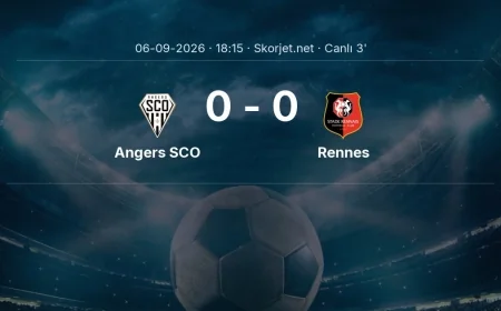 MAÇ BAŞLADI | Angers SCO - Rennes