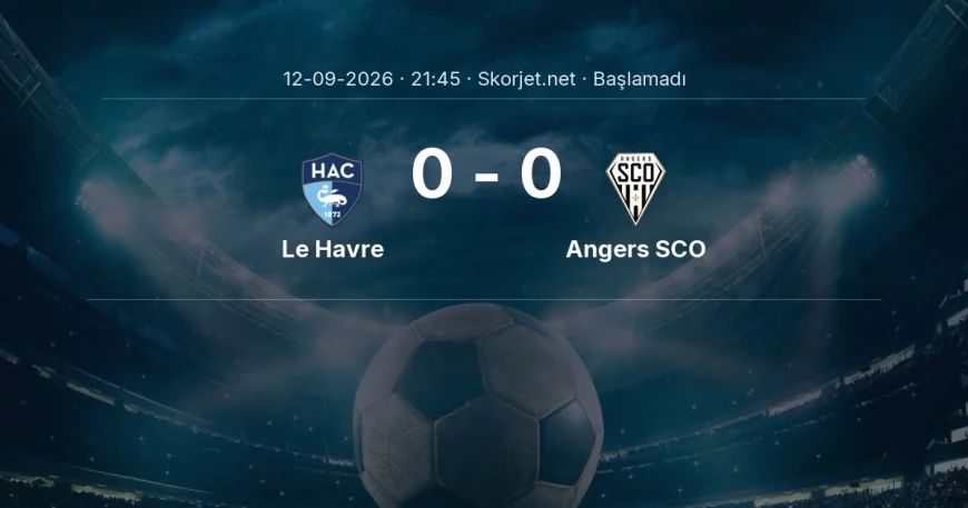 Ligue 1: Le Havre - Angers SCO kadro ve maç öncesi