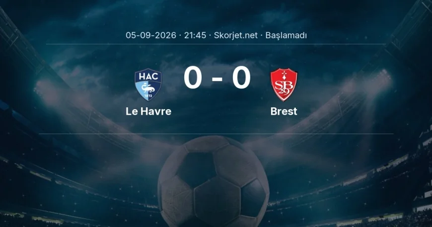 Le Havre - Brest maçı ne zaman, saat kaçta? | Ligue 1