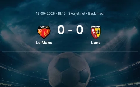 Le Mans - Lens muhtemel ilk 11'ler | Ligue 1