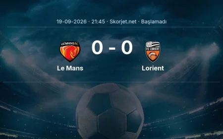 Ligue 1: Le Mans - Lorient kadro ve maç öncesi