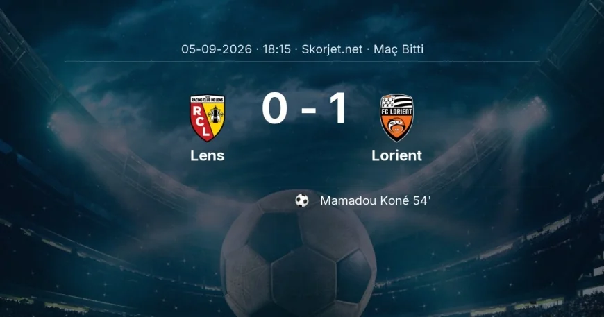 Lens 0-1 Lorient - maç özeti | Ligue 1