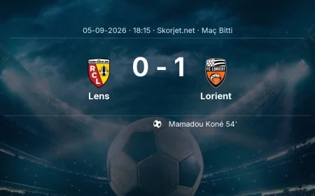 Lens 0-1 Lorient - maç özeti | Ligue 1