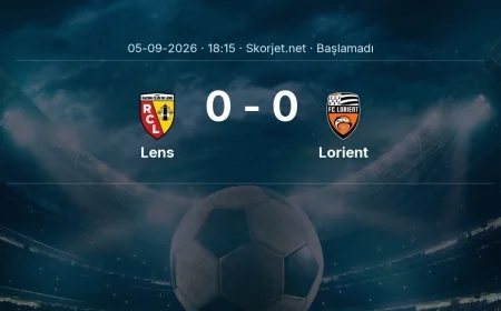 Ligue 1: Lens - Lorient kadro ve maç öncesi