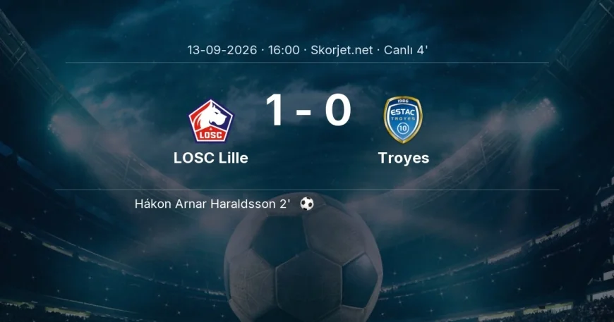 Ligue 1: LOSC Lille - Troyes maçı başladı