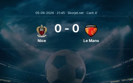 Nice - Le Mans maçı başladı | Ligue 1