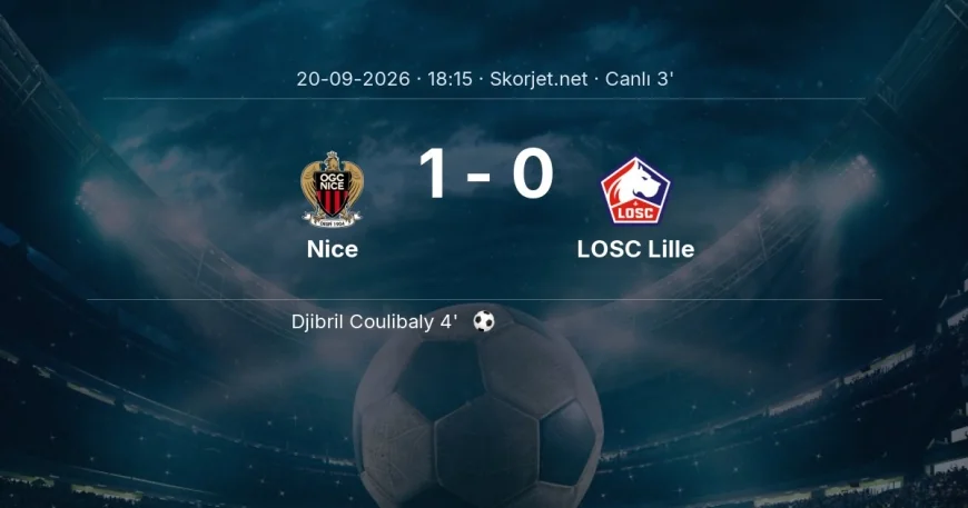 Nice - LOSC Lille maçı başladı | Ligue 1