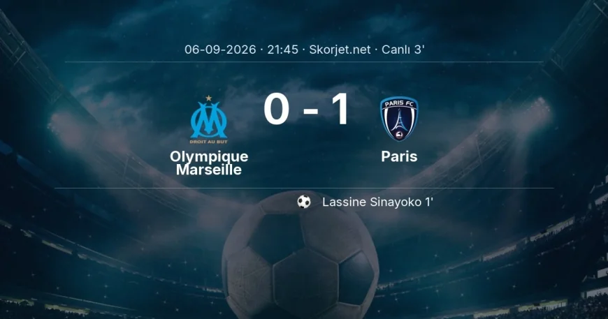 Ligue 1: Olympique Marseille - Paris maçı başladı