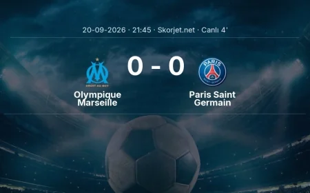 Olympique Marseille - Paris Saint Germain maçı başladı | Ligue 1