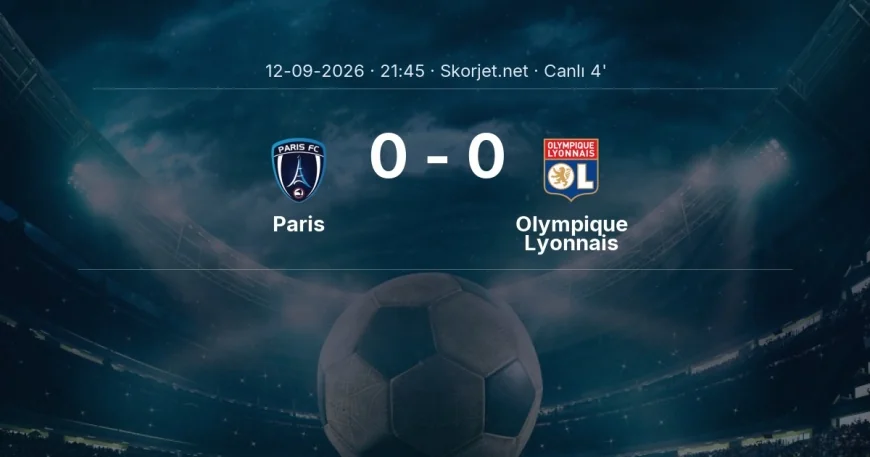 MAÇ BAŞLADI | Paris - Olympique Lyonnais