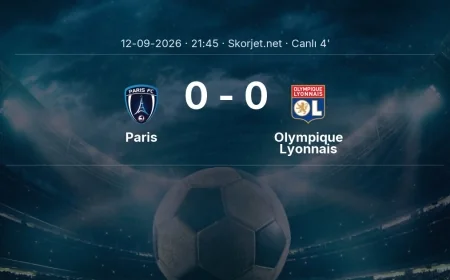 MAÇ BAŞLADI | Paris - Olympique Lyonnais