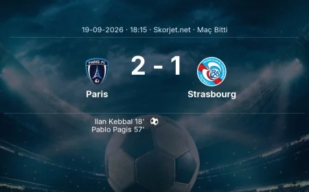 Maç sonucu: Paris 2-1 Strasbourg | Ligue 1