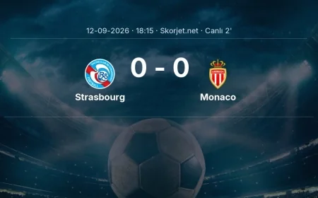 Strasbourg - Monaco maçı başladı | Ligue 1