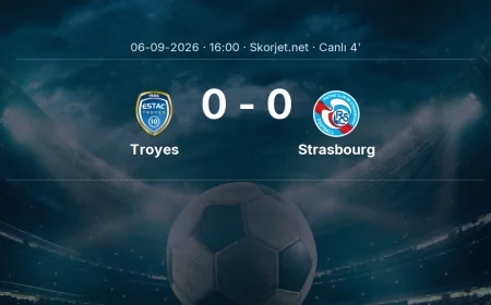 Troyes - Strasbourg maçı başladı | Ligue 1