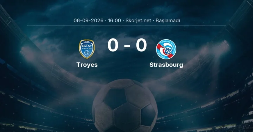 Ligue 1: Troyes - Strasbourg kadro ve maç öncesi
